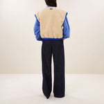 BY-BAR Gio Oversized Reversible Gilet in Kingsblue