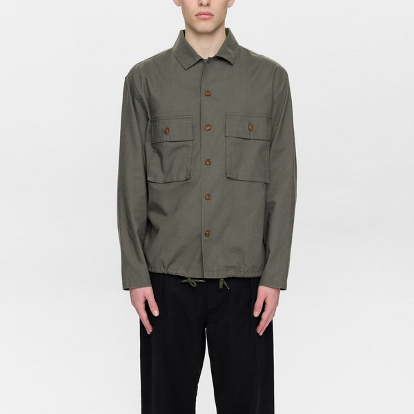 ANERKJENDT Akotto Overshirt in Forest Night