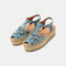 NAGUISA Bemol Espadrille Sandals in Denim