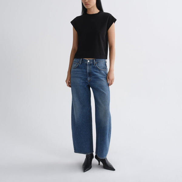AGOLDE Low Curve Jean Crop 27.5 in Curb