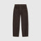 BEATRIZ FUREST Barlovento Wide Leg Cord Trousers in Dark Brown