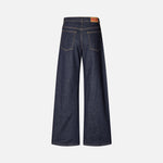 BAUM UND PFERDGARTEN NO 03 High Waisted Wide Leg Jeans in Dark Blue