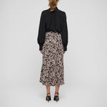 DEA KUDIBAL MadelaineDEA Silk Blouse with Drape Detail in Black
