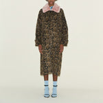 SAMDI Carrington Coat in Leopard/Pink