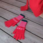 QUINTON & CHADWICK Angora Good Day Gloves  in Hyper Nature