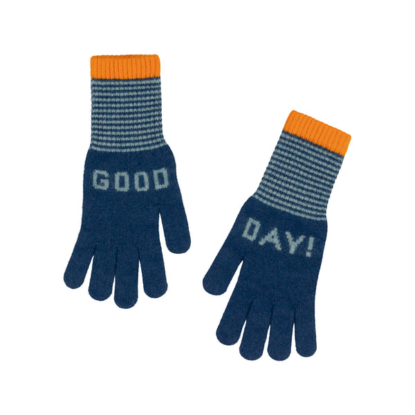 QUINTON & CHADWICK Angora Good Day Gloves  in Meadow Patch