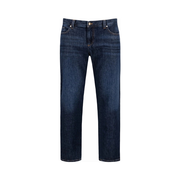 ALBERTO Pipe Cashmere Denim Jeans in Navy