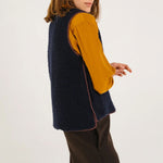 SACRECOEUR Salyna Gilet in Navy