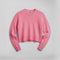 COLORUSH Sunset Swell Cashmere Crew Neck Jumper in Blush