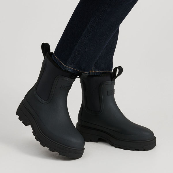TRETORN Yun Waterproof Rubber Boots in Black