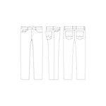 ALBERTO Pipe Super Stretch Dual FX Jeans in Navy
