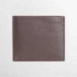BARBOUR Amble Leather Billfold Wallet in Dark Brown