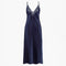 AUBADE Midnight Whisper Long Slip in Evening Blue