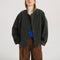 TINSELS Friends Polaire Detachable Hood Jacket in Anthracite