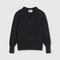 BEATRIZ FUREST Lane Fleck Wool Cardigan in Navy/Green