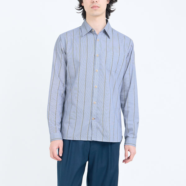 OLIVER SPENCER New York Special Shirt in Pinwell Blue