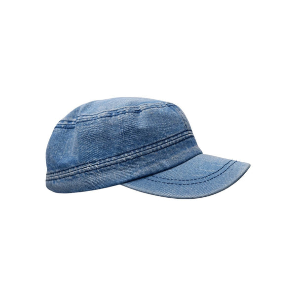 BLACK COLOUR BCGlenna Denim Cap in Blue Denim