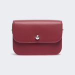 WEEKEND MAX MARA WKAPetali Smooth Calfskin Crossbody Handbag in Red