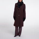 RINO & PELLE Obu Fluffy Scarf in Black