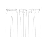 ALBERTO Lou-KL Dusty Corduroy Trousers in Military