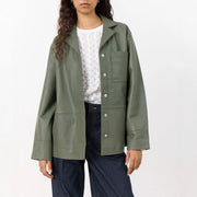 LEVETE ROOM Globa 35 Leather Jacket in Tea Leaf