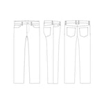 ALBERTO Robi Lefthand Denim Jeans in Navy