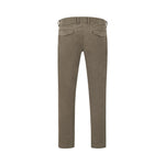 ALBERTO Lou-KL Diamond Brushed Cotton Trousers in Beige
