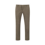 ALBERTO Lou-KL Diamond Brushed Cotton Trousers in Beige
