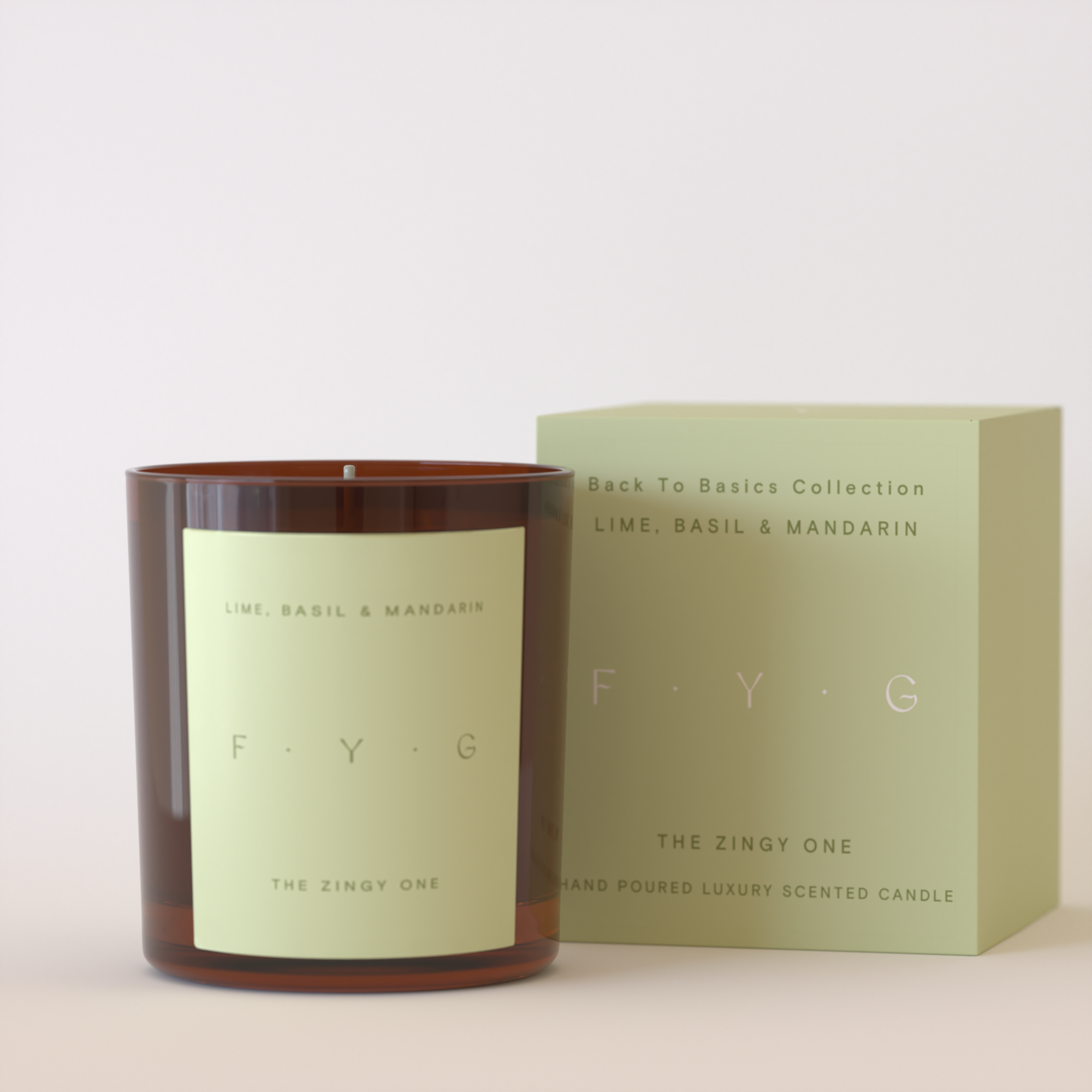 FYG Lime, Basil & Mandarin Candle