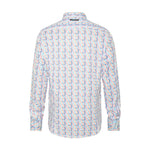 A FISH NAMED FRED Ikat Shirt in Multicolour