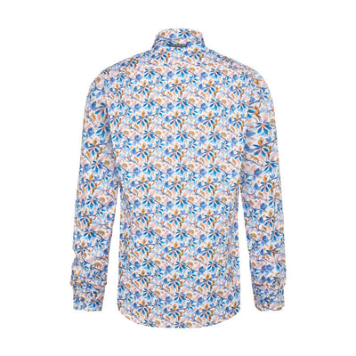 A FISH NAMED FRED Monkey Shirt in Cobalt