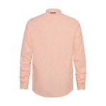 A FISH NAMED FRED Linen Stripe Shirt in Orange