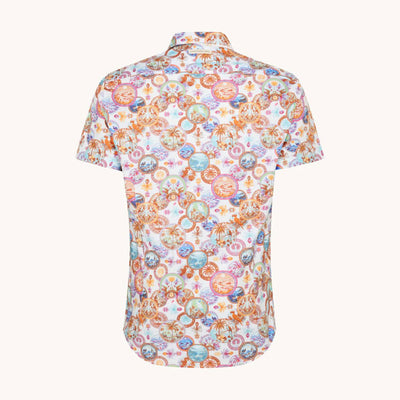 A FISH NAMED FRED Desert World Short Sleeve Shirt in Multicolour