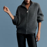 BELSTAFF Atol Full Zip Cardigan in Graphite