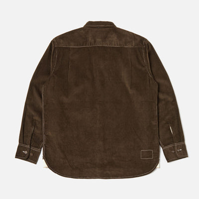 UNIVERSAL WORKS Field Cord Shirt in Brown