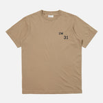 UNIVERSAL WORKS Jersey Print T Shirt in Sand