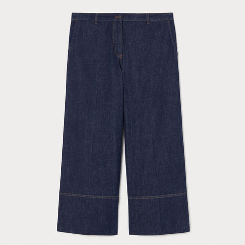PERSONA BY MARINA RINALDI Campo Wide Leg Jeans in Midnight Blue