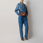 MULBERRY Small Darley Satchel Two Tone Small Classic Grain  in Oak