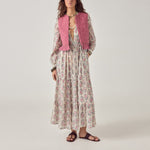 MAISON HOTEL Anne Dress in Azalea Dusty