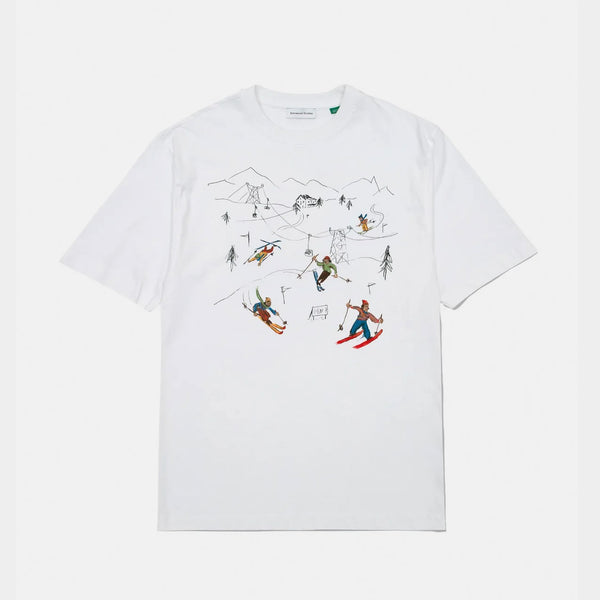 EDMMOND STUDIOS Peak 7 T-shirt in Plain White