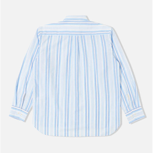 UNIVERSAL WORKS Lazy Days Shirt in White/Blue