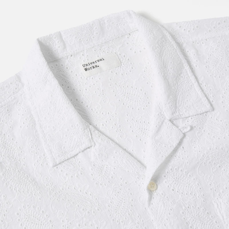UNIVERSAL WORKS Road Shirt in White
