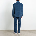 EDMMOND STUDIOS Jorge Cotton Cord Pant in Plain Navy