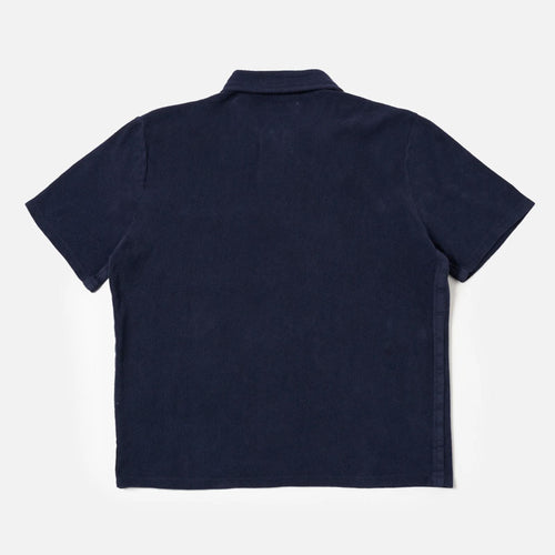 UNIVERSAL WORKS Newlyn Polo in Bright Navy