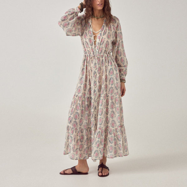 MAISON HOTEL Anne Dress in Azalea Dusty