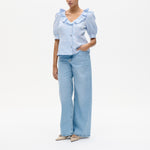 BAUM UND PFERDGARTEN Marlie Blouse in Kentucky Blue