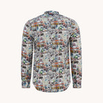 A FISH NAMED FRED Sketch Shirt in Multi