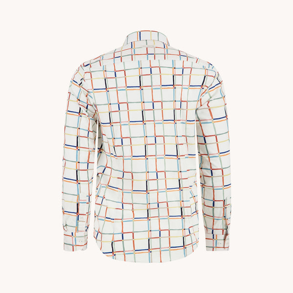 A FISH NAMED FRED Line Art Shirt in Multi