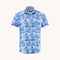 A FISH NAMED FRED Short Sleeve Island Shirt in Cobalt
