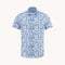 A FISH NAMED FRED Short Sleeve Sailing Boats Shirt in Light Blue